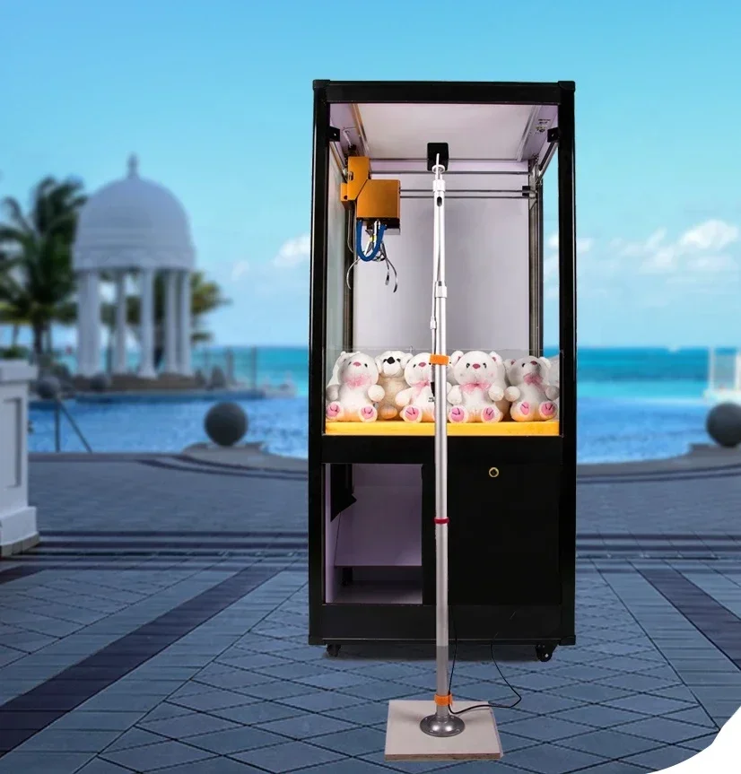 Black Network catch toys claw crane game machines for sale support   online grab dolls remote control crane machine