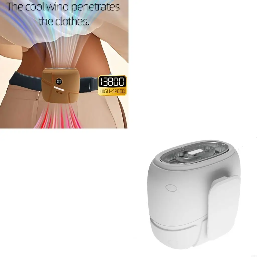 

High Speed 100 Adjustable Levels Waist Clip Fan Portable Rechargeable Battery