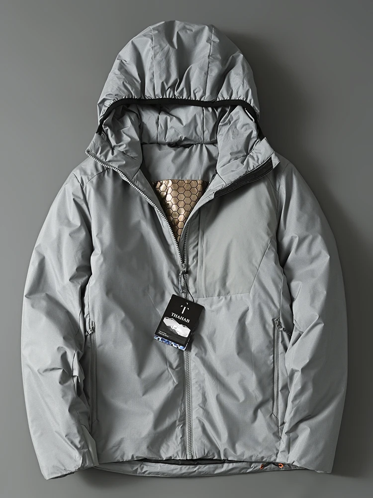 سترة رجالية مقاومة للبرد القاسي في الهواء الطلق مقاومة للرياح وتقنية التدفئة من الجرافين مملوءة بالقطن، طراز حضري عصري #3