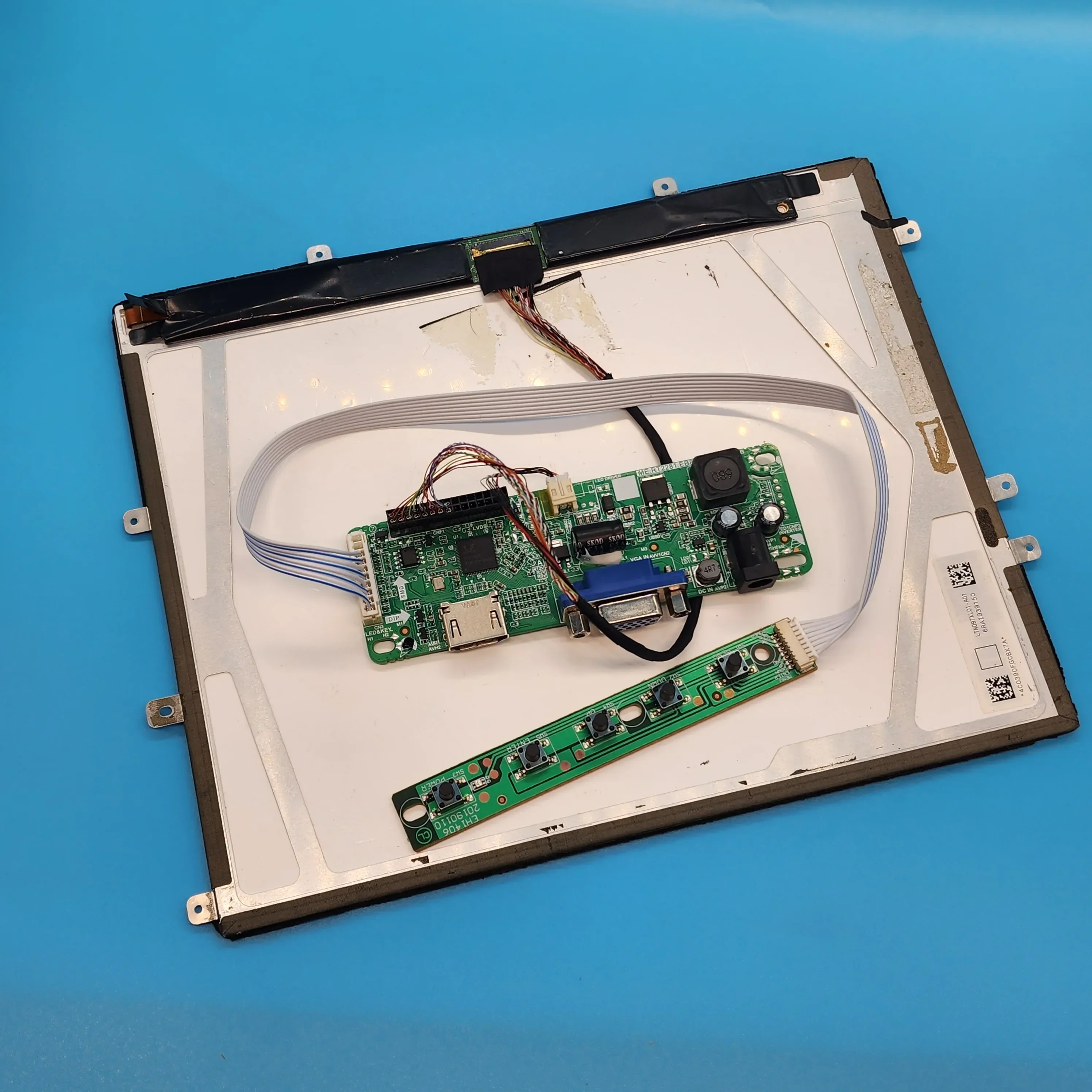 IPAD1 IPAD2 شاشة LCD لوحة محرك التحكم 9.7 بوصة HDMI VGA شاشة اللوحة الأم لتقوم بها بنفسك شاشة Raspberry Pi LVDS 30Pin 1024*768 IPS #6