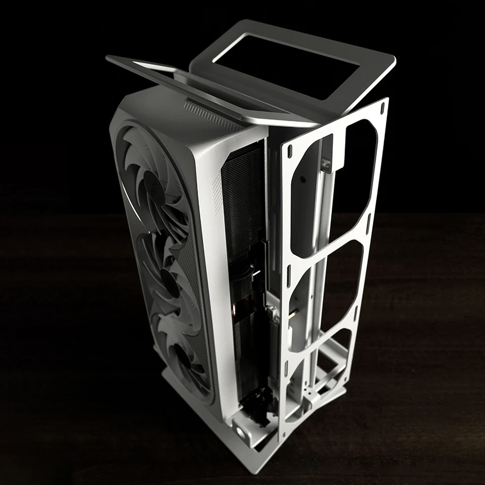 XTIA Xproto-L ケース (V2) ITX オープンレイアウト フレーム