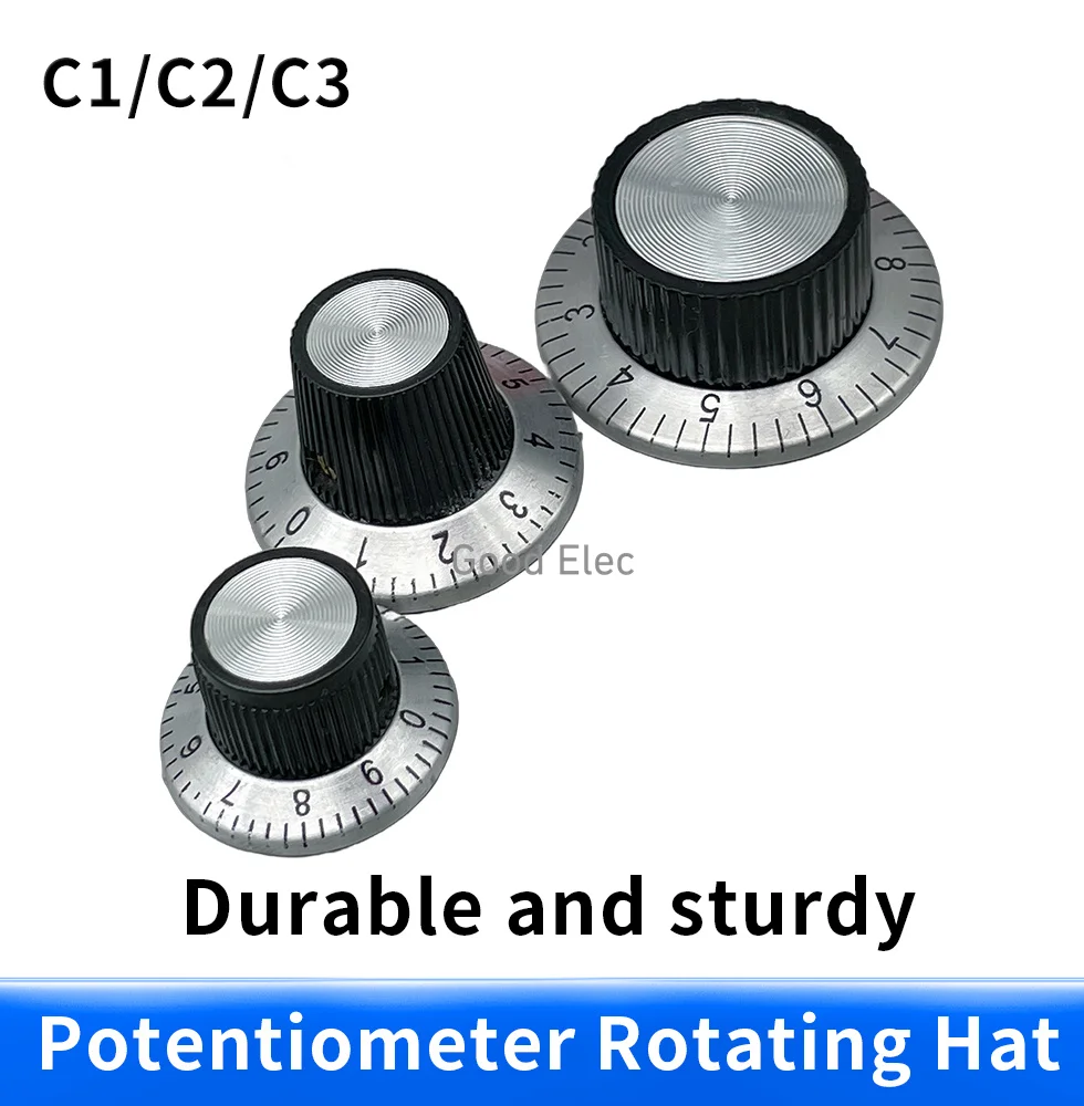 

Потенциометр, ручка, циферблат, алюминиевая ручка, ручка с цифровой индикацией, 37 мм x 15 мм, высокий внутренний диаметр 6,0 мм