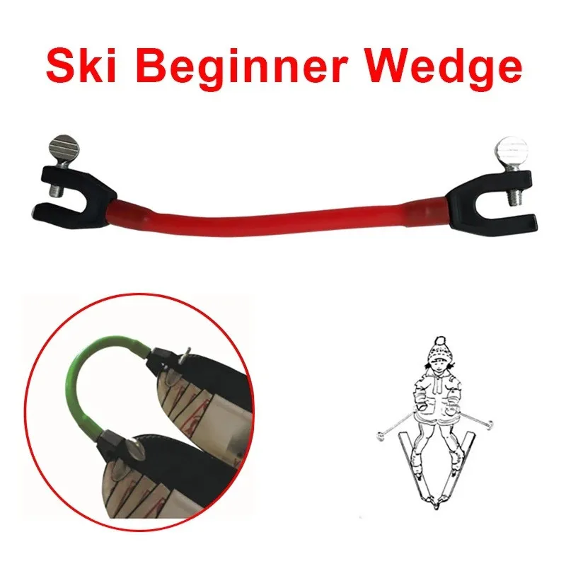 1~10PCS Edgie Wedgie Portable Ski Tip Connector  Learn To Ski Equipment Easy Trainer Perfect Winter Ski Equipment For Beginners