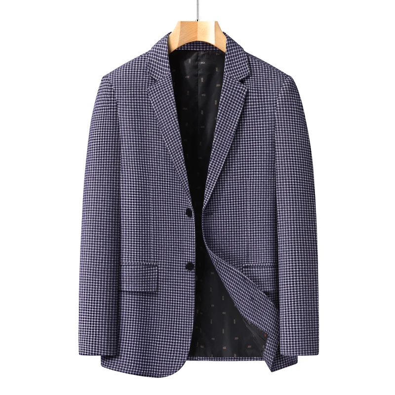 High-End New Men's Casual Suit Jacket Stylish Versatile Top for Middle-Aged And Young Fashionable Match All Seasons