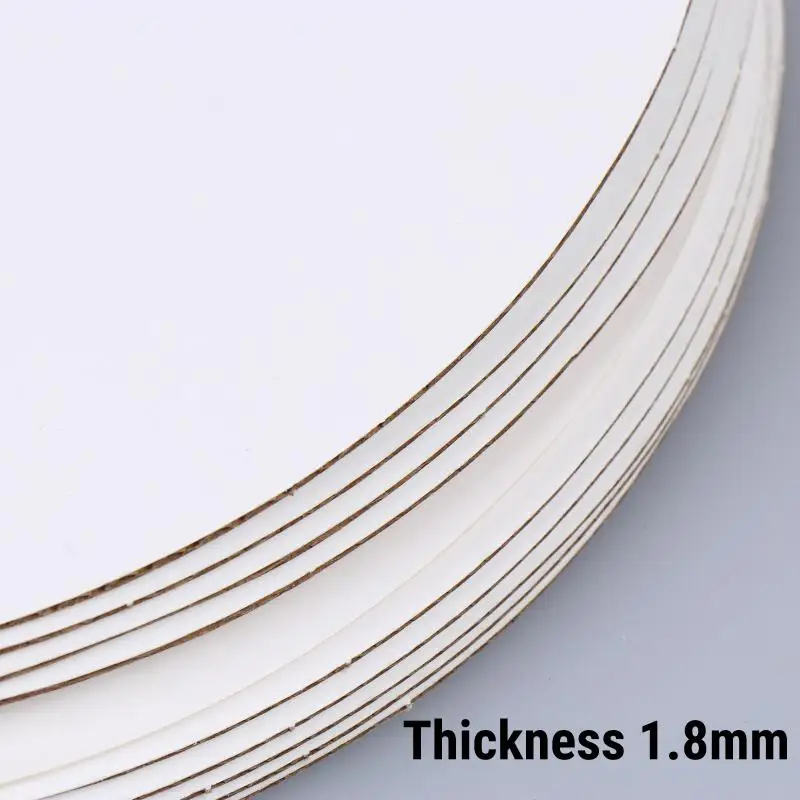 10pcs Round Cake Boards Wide Application Thick Paper Cake Drum Pans for Baking Birthday Wedding Holiday Party Dessert Serving