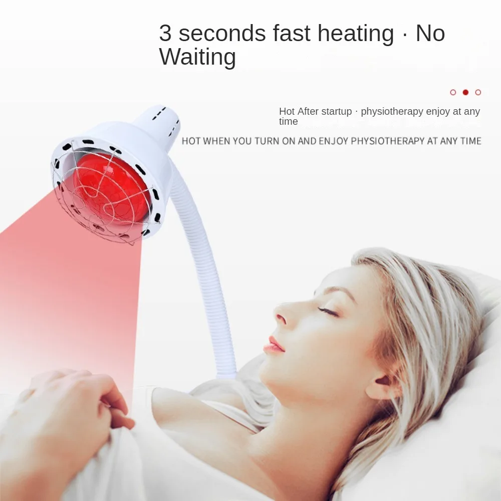 Desktop Infrared Light Baking Lamp,275W Near Red Infrared Heat Lamp With Timer for Body Relieve Joint Pain and Muscle Aches