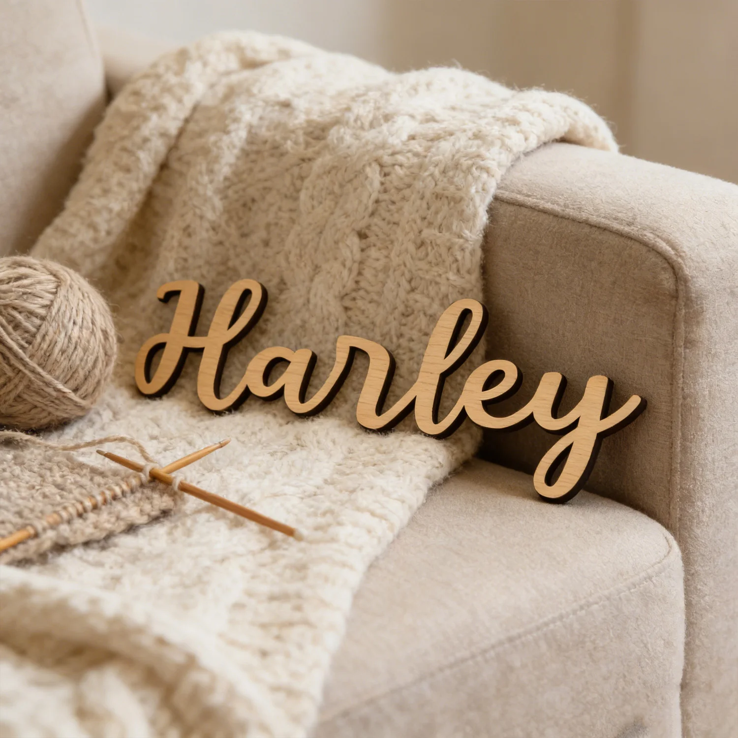 1 Stück personalisiertes Namensschild aus Holz, anpassbarer Name, ideale Wanddekoration, Geschenke und dekorative Schilder