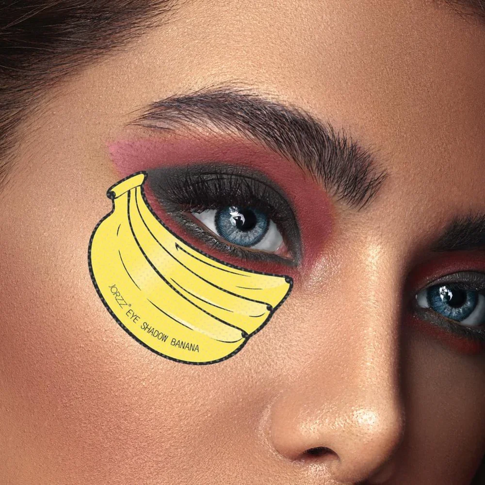 New Banana Shaped Eyeshadow Makeup Stencil Models Template Card Eyeliner Eye Liner Makeup Accessories Eyes Stencils Shaping Tool