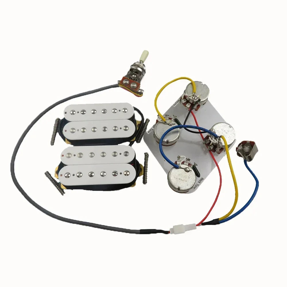 

Звукосниматели для электрогитары Humbucker Alnico 2, гитарные звукосниматели, проводка для гитары