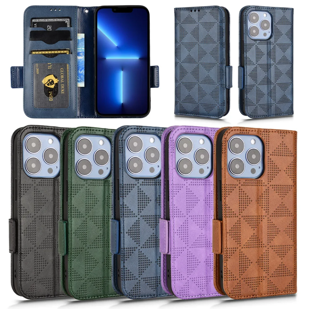 Wallet Case For iPhone 13 Pro Cover Etui Flip Stand Leather Book Funda For iPhone 13Pro Magnetic Card Phone Case Hoesje Capa Bag