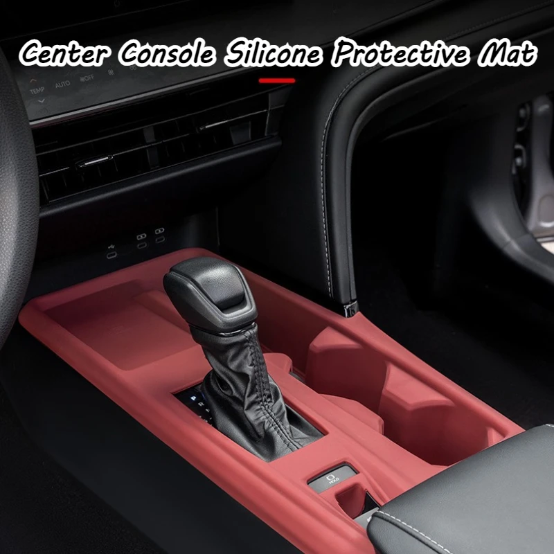 Anti Slip Waterproof All in One Silicone Center Console Mat for 9thGen Camry 2024-25 Washable Gear Shift Cup Holder Car Interior