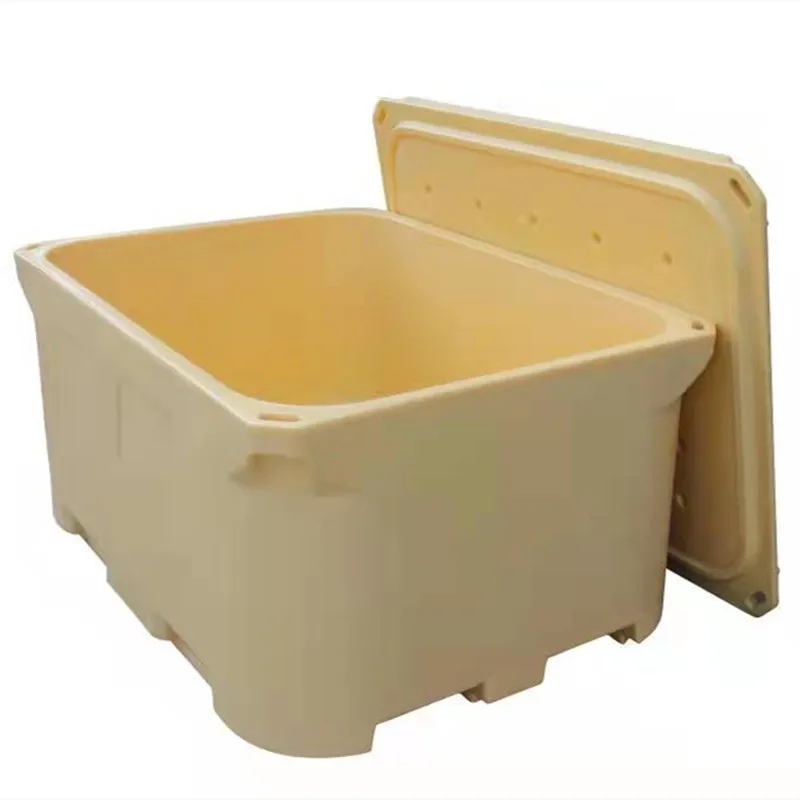 1000L fishery aquatic cold chain fresh-keeping soaking transportation storage ice bucket rotational molding special-shaped