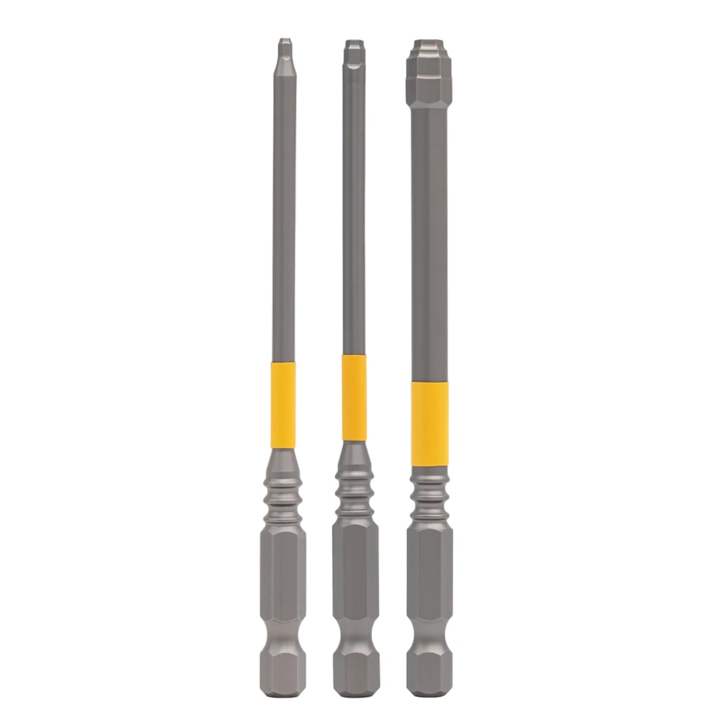 3/6pcs 1.5mm To 6mm Multi-Size Screwdriver Multifunctional Alloy Steel 65/100mm Length Hexagonal Shank Electric Screwdriver Bits