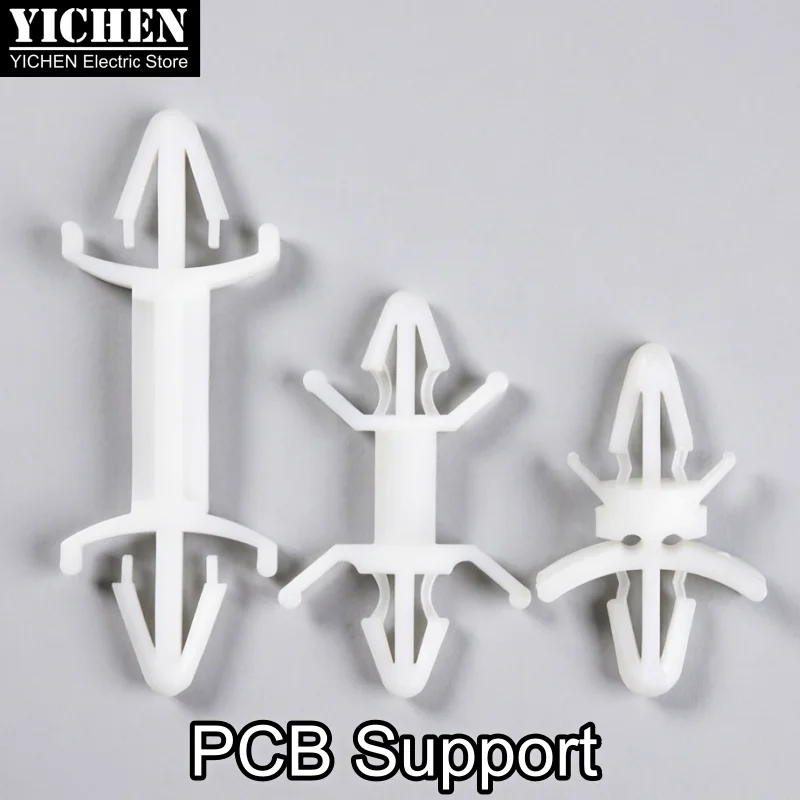 100pcs Nylon PCB Spacer Standoff Self-Locking Double Airplane Head Circuit Board Support Isolating Pillar for 4.0-4.8mm