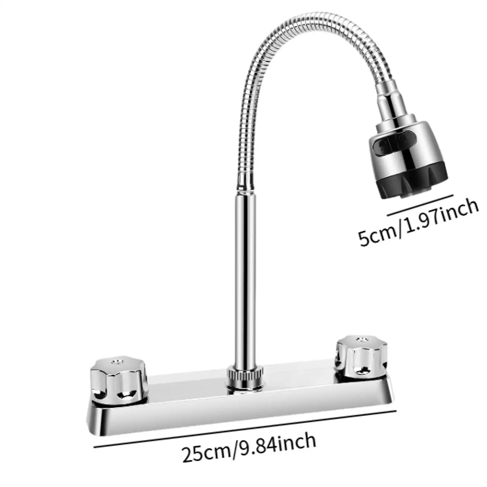 RV Kitchen Faucet Sturdy Lightweight Modern Portable Easy to Install Camp Car Faucet Flexible for Motorhomes RV Travel Trailers