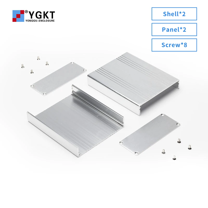 Aluminum Electronic Instrument Enclosure Circuit Batterie Externe Metal Housing Split Type Motor Control Box H11 90*36MM