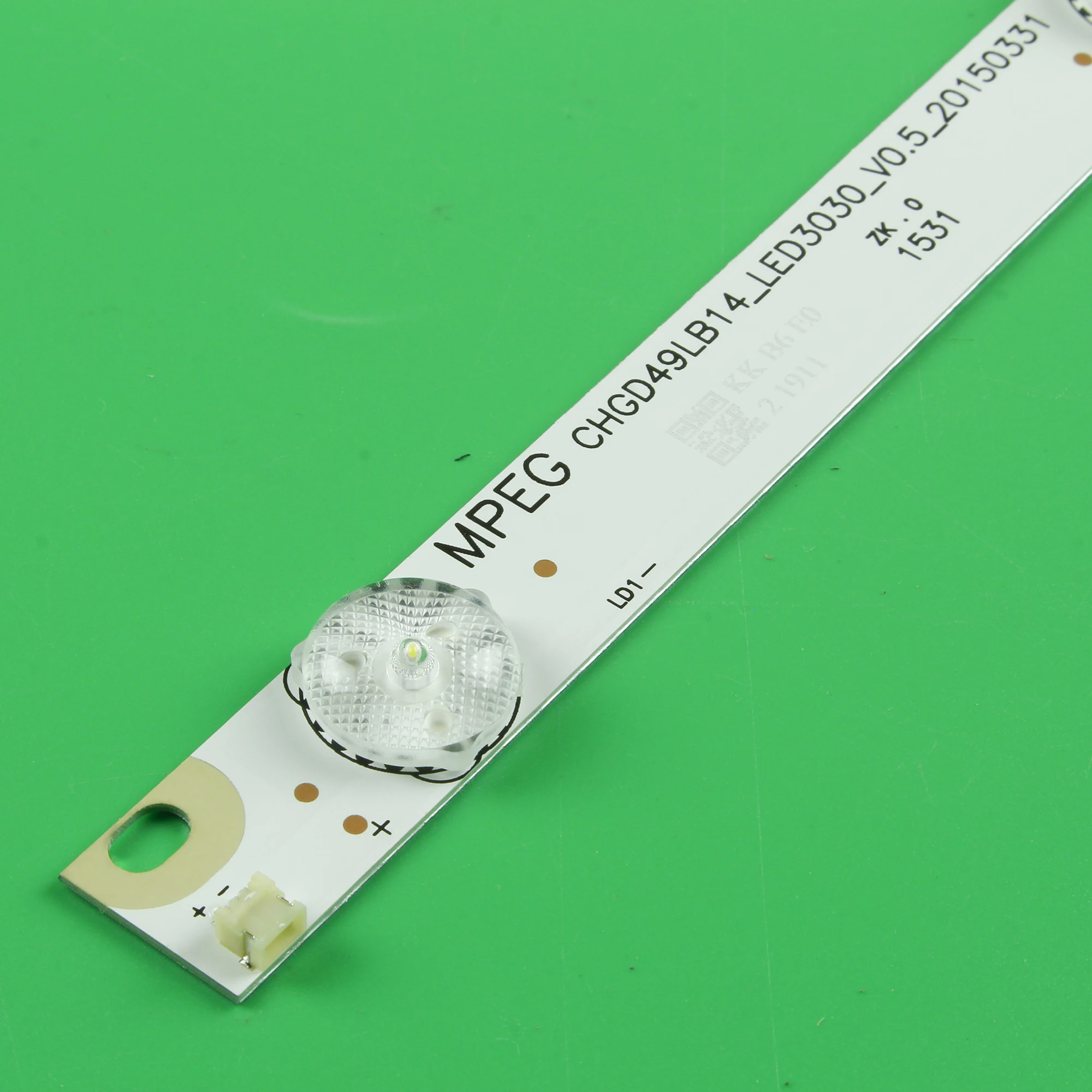 LED Backlight strip 5lamp For Changhong UD49D6000I 49D3700I 49D2000 49U3C 49U1 49U3D CHGD49LB15 CHGD49LB14_LED3030_V0.5_20150331