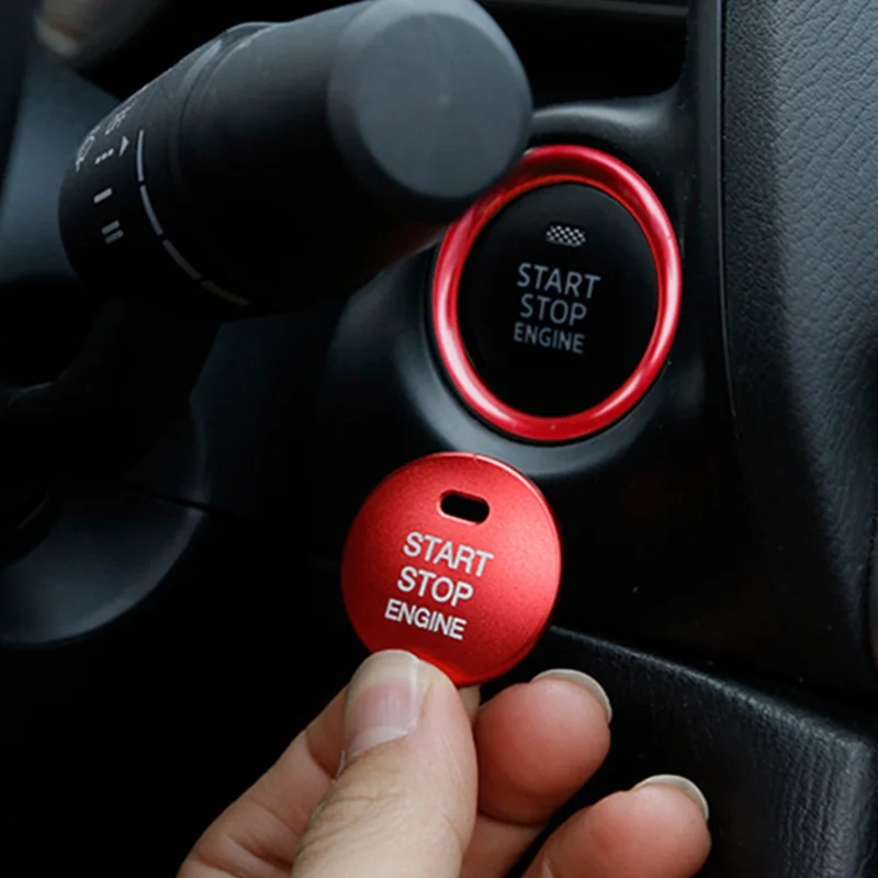 Car Engine Start Stop Button Adhesive Sticker Key Accessories Car Styling Switch for Mazda 3 BM BN 6 GJ1 GL CX-4 CX4 CX-5 CX5