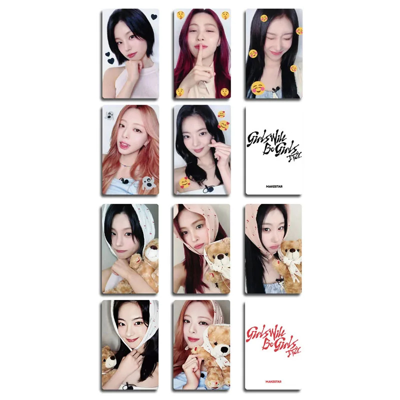 

Kpop ITZY Girls Will Be Girls Album 5/10Pcs/Set MS Ver Selfie Lomo Card YEJI RYUJIN YUNA Cute Photocard LIA CHAERYEONG Postcard