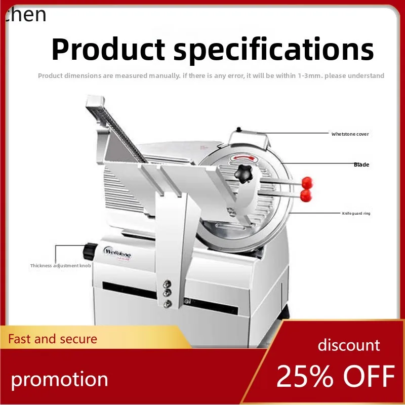 

HXL Fully Automatic Slicer Commercial Meat Shredding and Slicing Machine