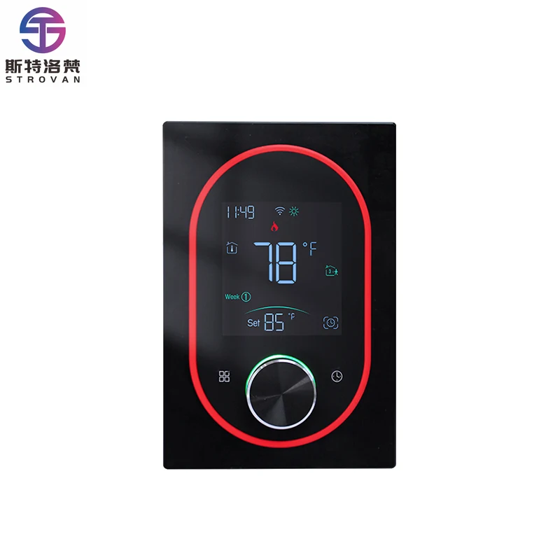 

Smart Modern Room Thermostat with Flexible WiFi Knob for Baseboard Heaters