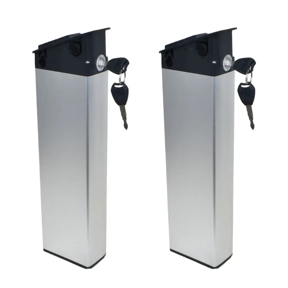 

Battery box 48V with safety features and anti theft lock for mountain bike frame compatible with 250W to 1000W motors