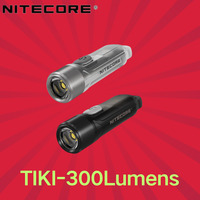 NITECORE TIKI TIKILE 300Lumens Mini Keychain Light Triple Lihgt Sources USB-Rechargeable Portable Lighting UV Light For Outdoor