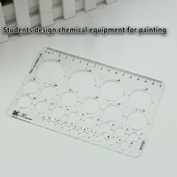 Transparent Ruler Students Rulers Measuring Tool Template Stencil School