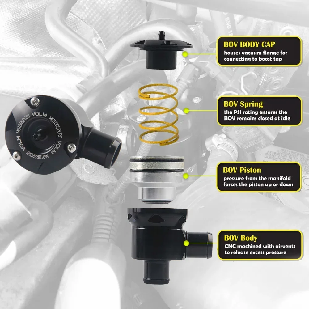 turbo diesel digitech 3 desviador de recirculação de descarga válvula de sopro kit bov