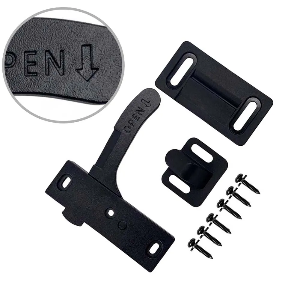 Secure Locking Mechanism For Rv Mechanical Door Latch Travel Trailer Latch RV Screen Door Latch High-tensile Aluminum Alloy