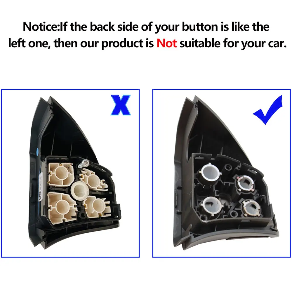 W164 W245 W251 Black Steering Wheel Switch Control Buttons Car Multi-function Keys Assembly For Mercedes Benz GL ML R B Class