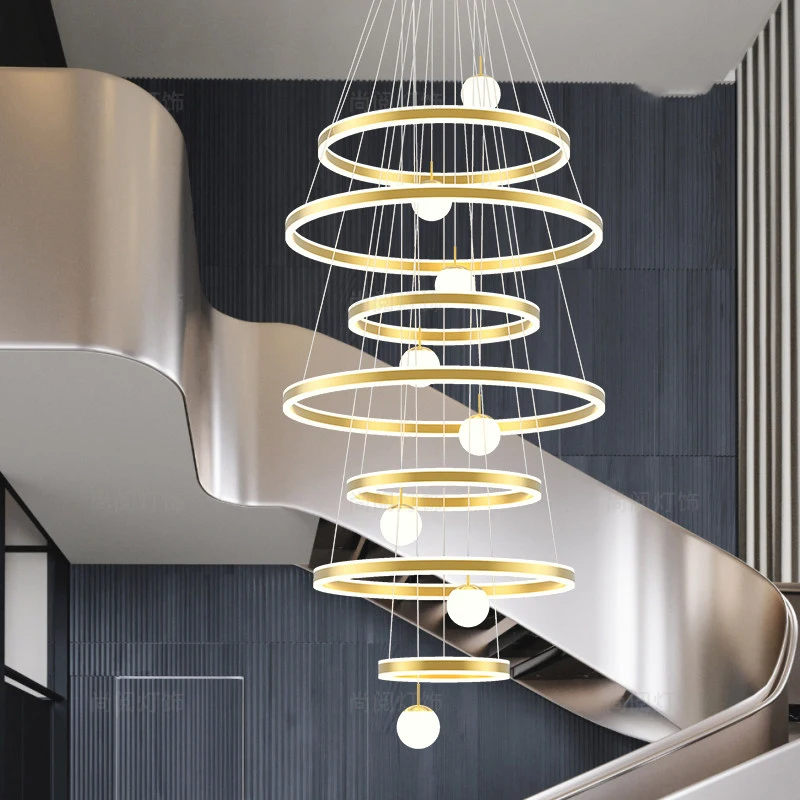 Modern chandeliers, stairway chandeliers, living room chandeliers, indoor lighting fixtures