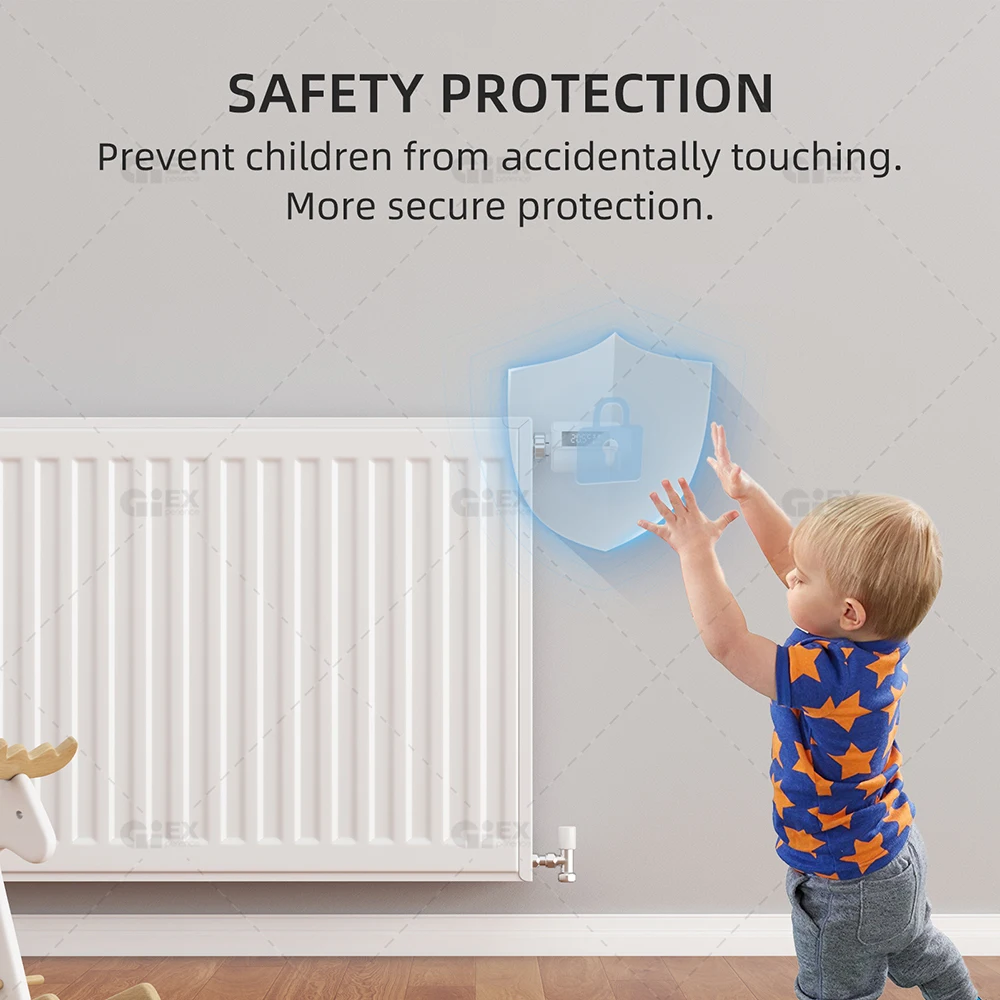 WIFI Thermostatic Radiator Valve Smart Radiator Actuator Bluetooth TRV Programmable Temperature Controller Voice Control Tuya