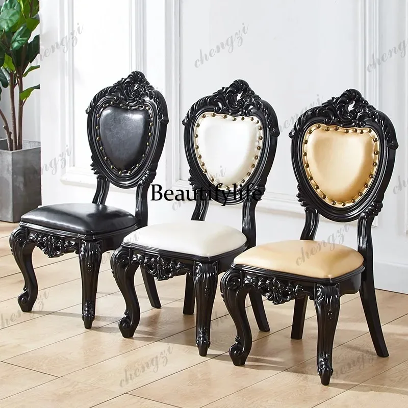Minimalist Luxury Stool Entrance Small French Luxury Portable Floor Middle Ages Stool Living Room Chairs Gaming Home Furniture