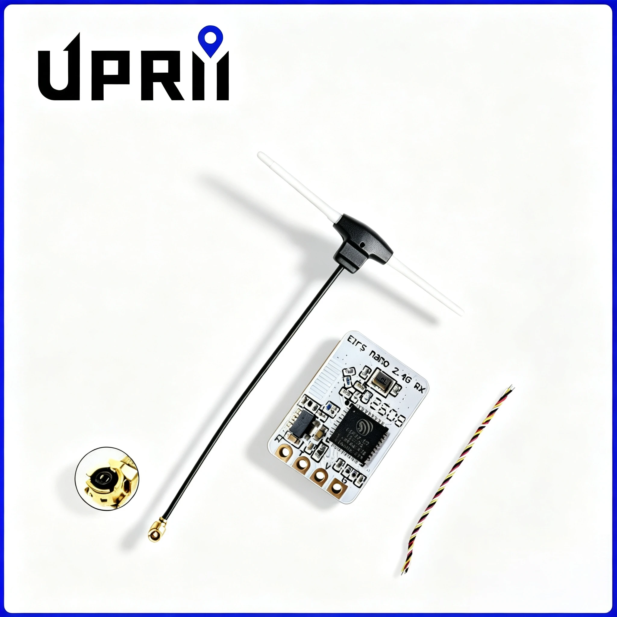 ELRS 2.4G Receiver ESP32 High Refresh Rate Flight Controller for FPV Racing Freestyle Drones Fixed Wing Long Range