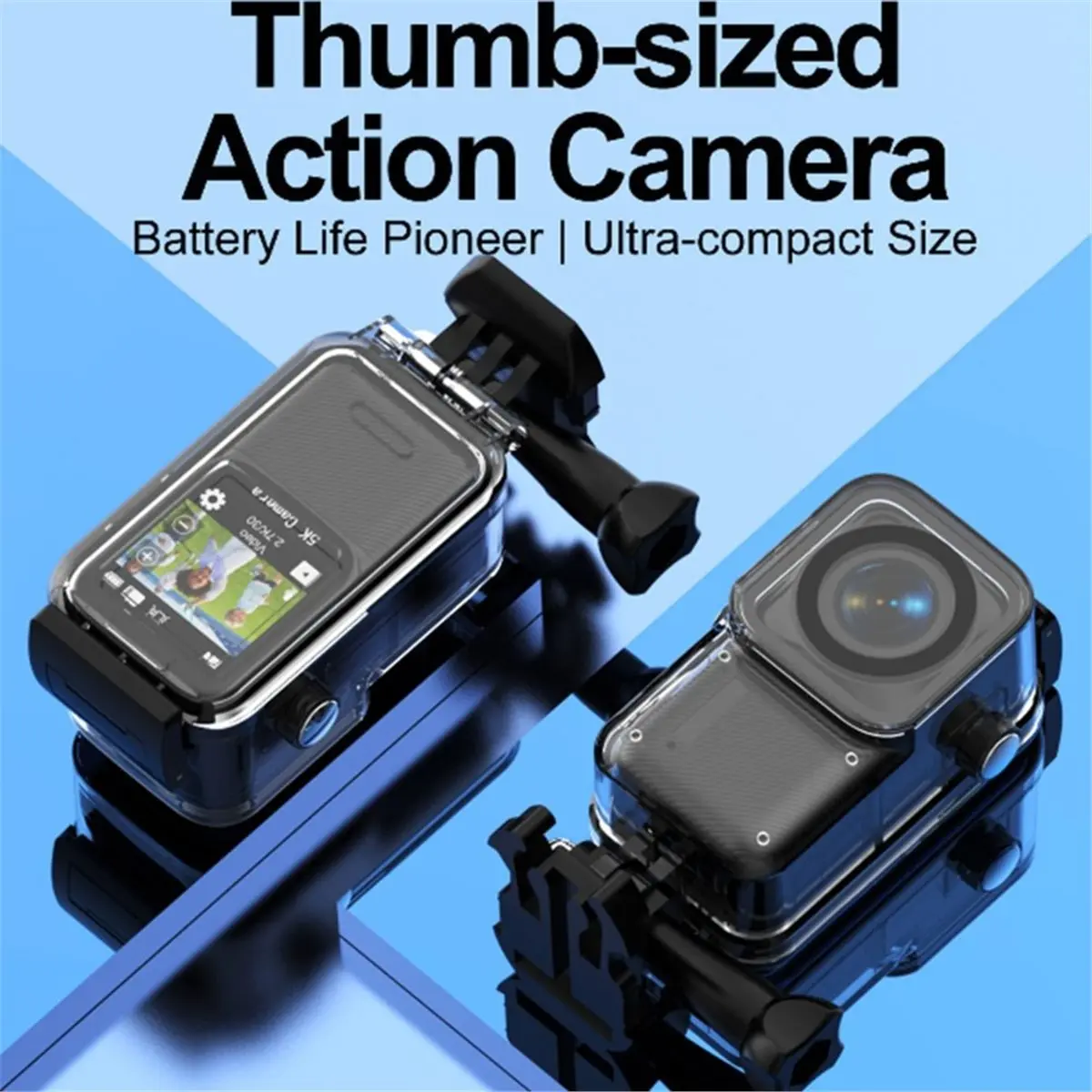 “QUALITY EXCELLE“5K 30fps Action Camera WiFi Diving Camera Underwater 30M Waterproof Sport Camera Pocket Video Camcorder