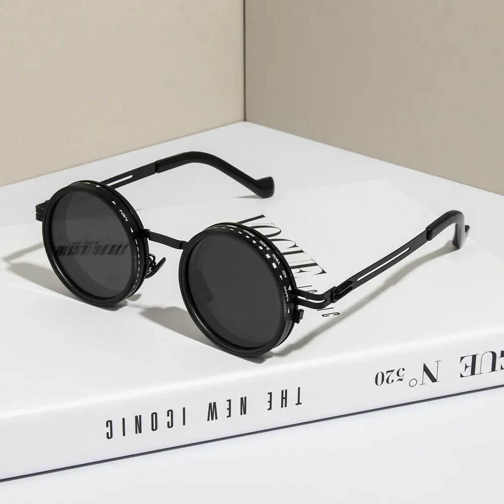 ND Rotating Adjustable Brightness Light Reducing Sunglasses Personalized Double Polarized Anti-Glare Fishing Glasses Sunglasses