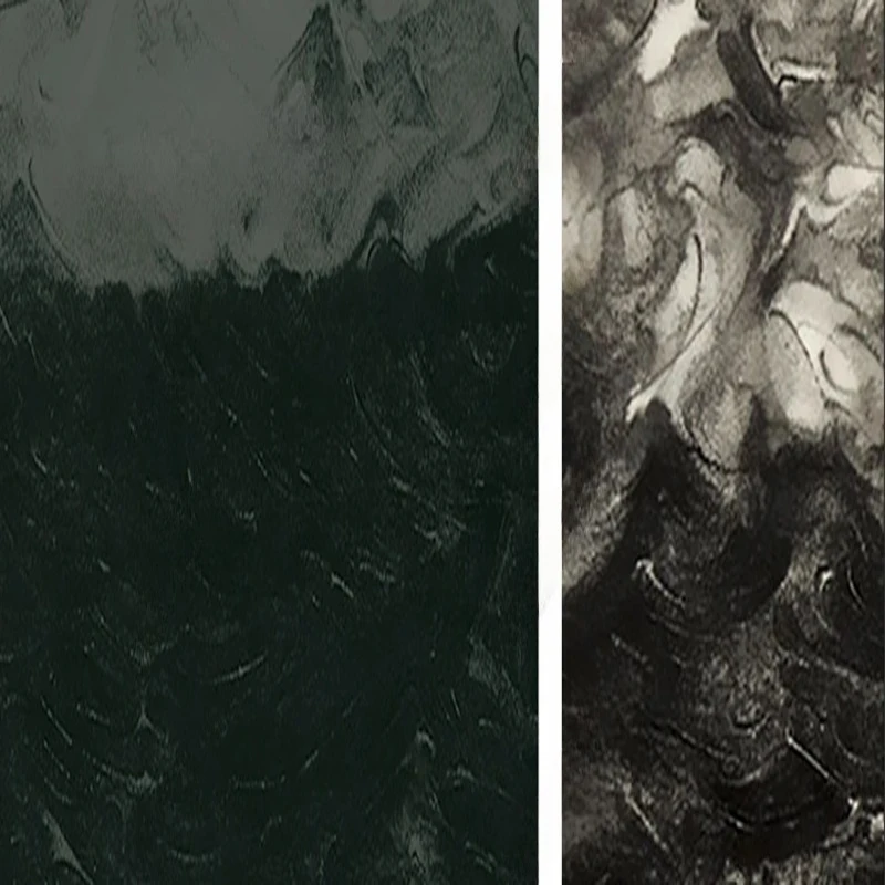 Style chinois abstrait personnalisé Mural encre paysage fond papier peint salon TV canapé étude fond mur Papel De Parede