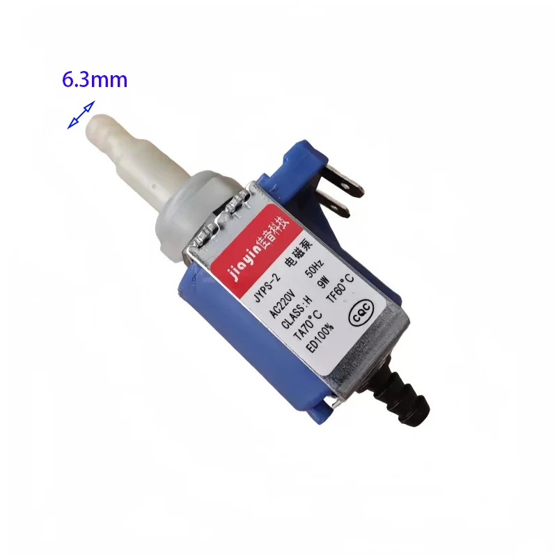JYPS-2 220-240V AC Micro Electromagnetic Pump 9W 3Bar 60cc/min Plunger Water Suction