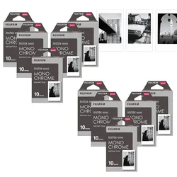 10/20/50/100 sheets Fujifilm Fuji Instax Mini 11 Black and White Monochrome Films for Instant Mini 8 12 7s 25 Camera Photo Paper
