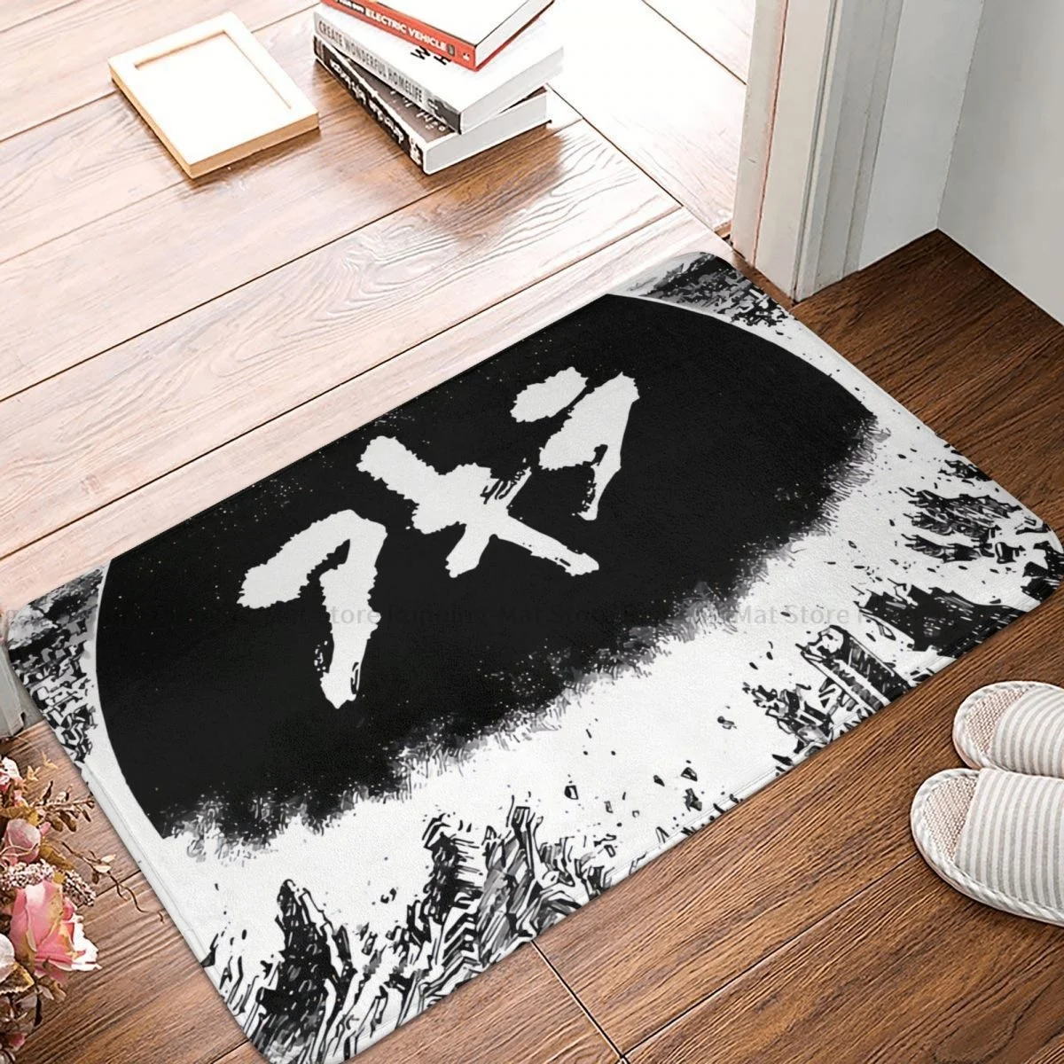 Anime Collage Anti-Slip Doormat Bath Mat Explosion Akira Floor Carpet Entrance Door Rug Bedroom Decorative