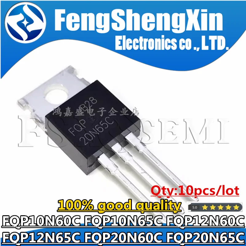 

10pcs FQP10N60C FQP10N65C FQP12N60C FQP12N65C FQP20N60C FQP20N65C TO-220 10N60C 10N65C 12N60C 12N65C 20N60C 20N65C