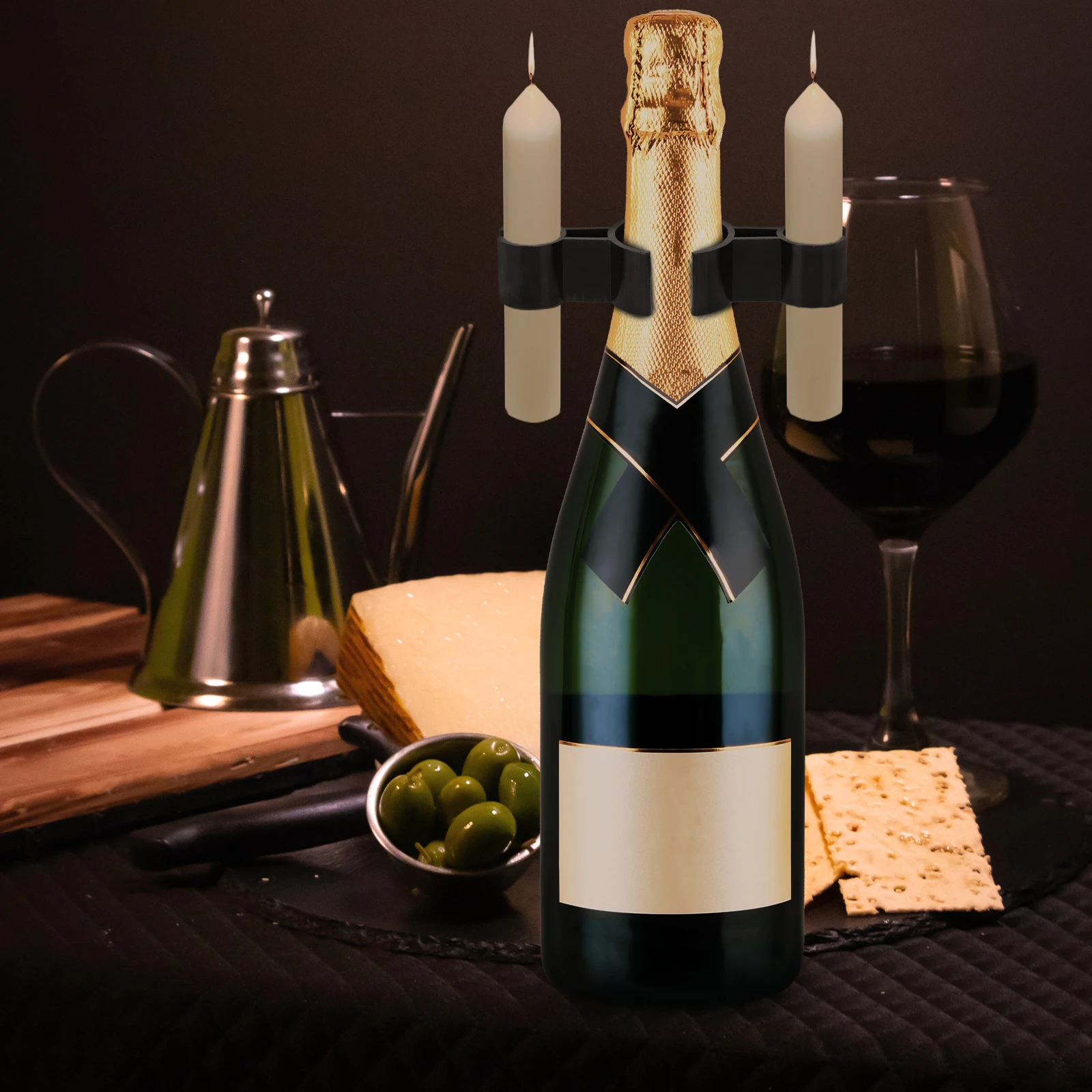 

24Pcs Wine Bottle Clip Safety Clips Triple Holder for Secure Attachment Wine Bottle Holder Safety Clips