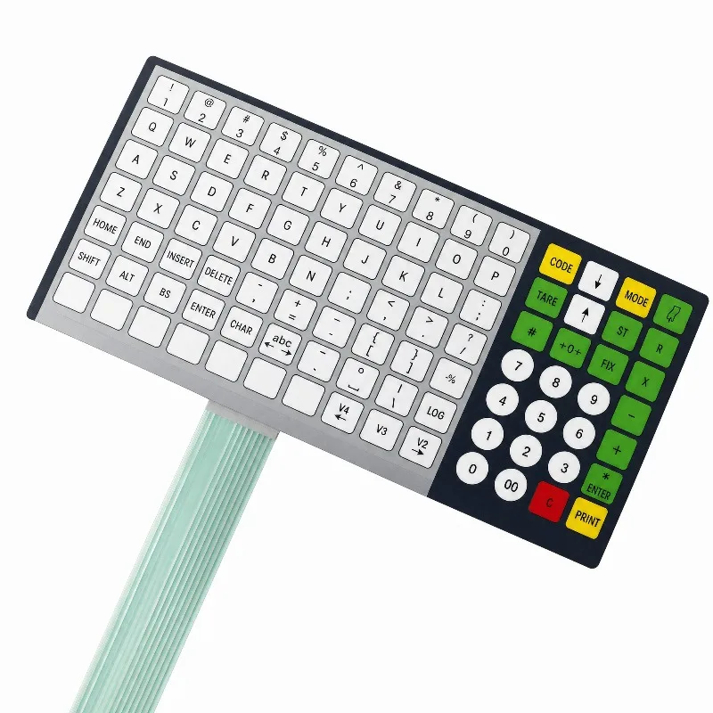 Brand New bCom Keyboard for Mettler Toledo bCom Label Balance English Version Key Sheet and Internal Circuitry