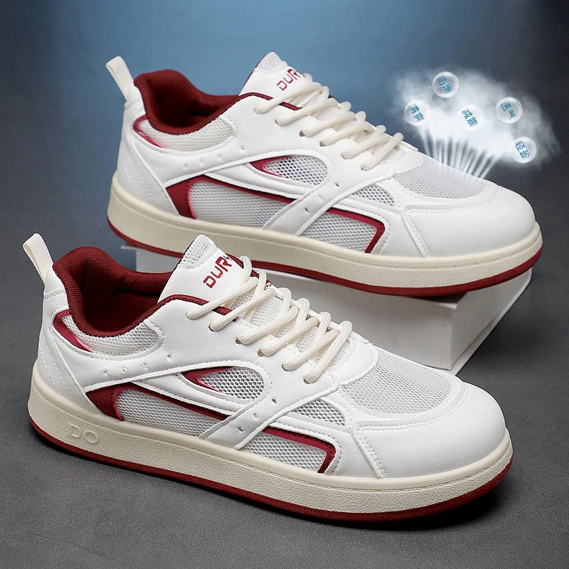

Multi-purpose Men Sneakers Work Sport Dual Use Full Air Circulation Anti-slip Sole for Indoor and Outdoor Scenes
