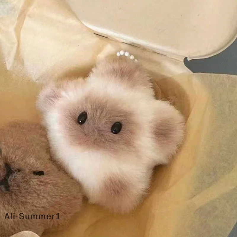 【E】カピバラぬいぐるみスター鳴き笛おもちゃ漫画スターキーホルダーペンダントソフトぬいぐるみバックパックカーバッグキーリングデコレーション子供ギフト