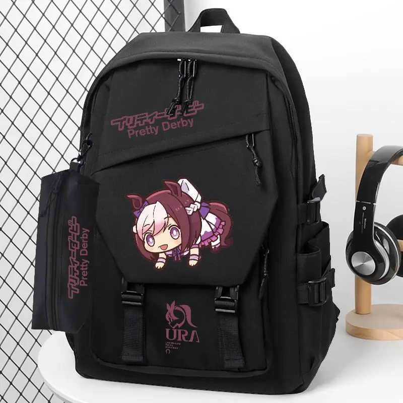 Pretty Derby Merchandise Student Large Capacity Cartoon Anime Trendy Fashion Backpack ANI