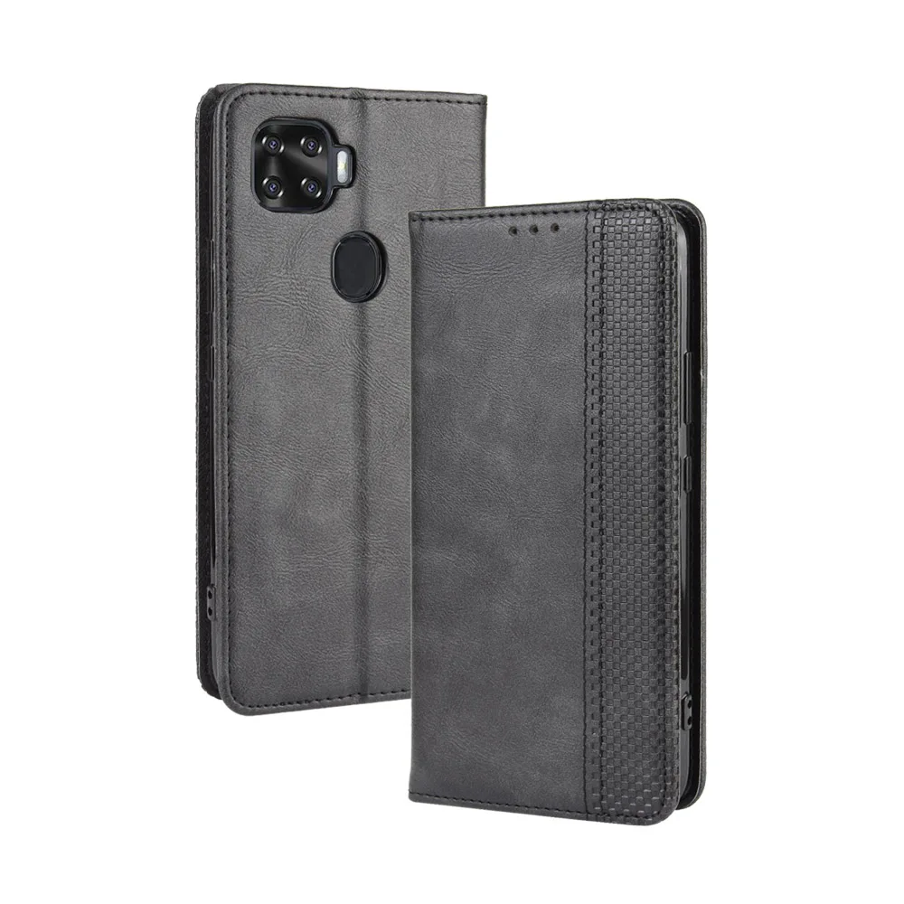 Flip Retro Style Leather Magnetic Closure Phone Cover For ZTE Anshin Family 6.7 inch Card Slot Wallet Fall prevention Case