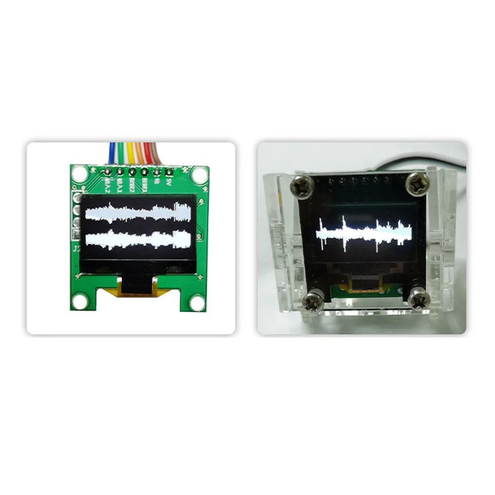Imagem -05 - Música Spectrum Display Analyzer Amplificador de Tela Áudio Indicador de Nível Analisador de Ritmo vu Medidor Controle de Voz 096