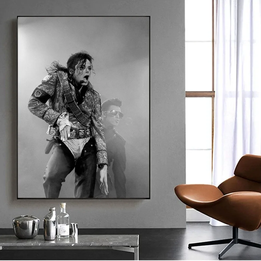 ملصق مايكل جاكسون ، ملصق أنيمي كلاسيكي ، ملصق حائط لغرفة المعيشة ، ديكور بار ، ديكور فني #2